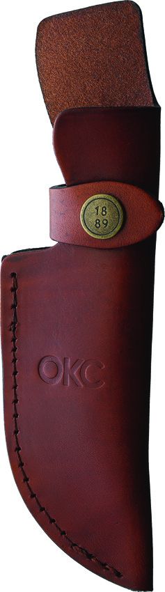 Ontario 8187 Hiking Knife 3.75" 420HC Fixed Blade Brown Micarta