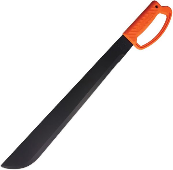 Ontario Field Machete 18" Black Blade Orange Handle Fixed Blade