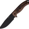 ON8649TC.jpg Ontario RAT-5 Adventurer Fixed Blade Knife 5" Black Blade w/ Sheath