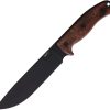 Ontario RAT-7 Adventurer Fixed Blade Knife 7.25" Black Coated High Carbon Stainless
