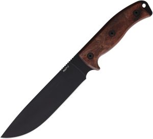 Ontario RAT-7 Adventurer Fixed Blade - Black Coated High Carbon