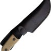 Ontario TAK 2 Fixed Blade 1075HC Steel Black Canvas Micarta