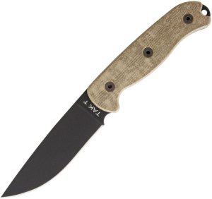 Ontario TAK-1 Fixed Blade - Black Phosphate 1095HC