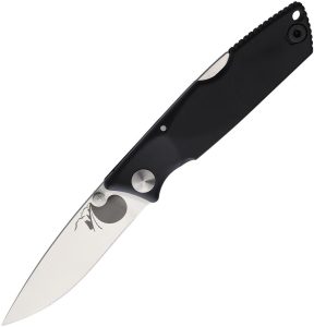 Ontario Lockback - Black ABS Handle Drop Point