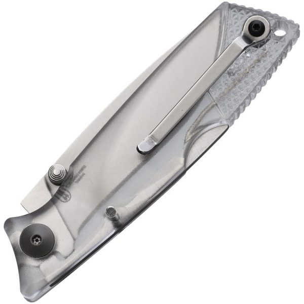 Ontario Lockback Ice Series - Clear Handle