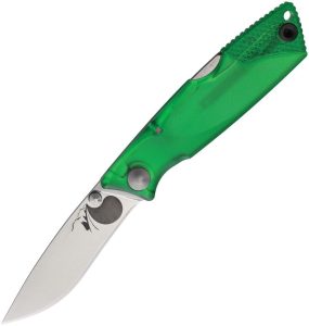 Ontario Lockback Ice Series - Green Handle