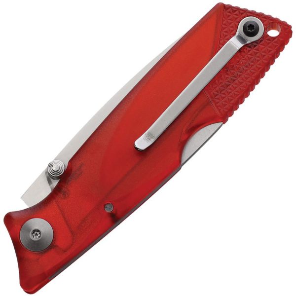 Ontario Lockback Ice Series - Red Handle