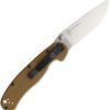 Ontario RAT II Linerlock Folding Knife D2 Steel Coyote Brown
