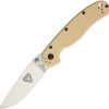 Ontario RAT II Linerlock D2 Desert Tan Folding Knife