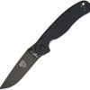 Ontario RAT II Linerlock Folding Knife D2 Black 3in Blade