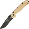 Ontario RAT II Linerlock Folding Knife D2 Desert Tan