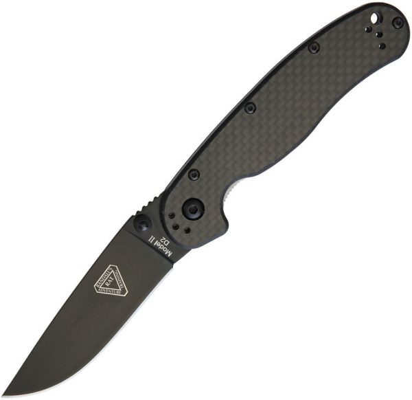 Ontario RAT II D2 Carbon Fiber Linerlock