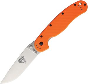 Ontario RAT I Linerlock Folding Knife 3.5" AUS-8 Orange
