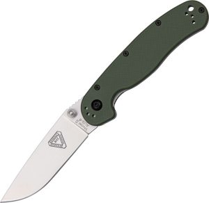 Ontario RAT II Folder OD Green 3" AUS-8 Folding Knife