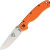 Ontario RAT II Linerlock Orange Nylon Folding Knife