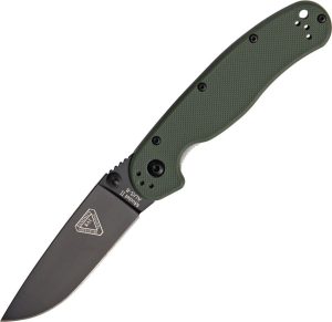 Ontario RAT II Folder OD Green 3" AUS-8 Folding Knife