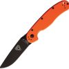 Ontario RAT II Linerlock Orange 3" AUS-8 Folding Knife