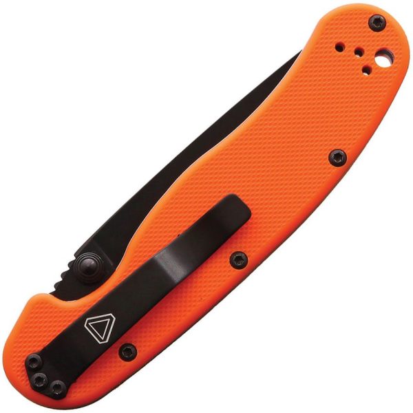 Ontario RAT II Linerlock Orange 3" AUS-8 Folding Knife