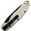 Ontario RAT II Linerlock Folding Knife AUS-8 Ivory Nylon