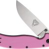 Ontario RAT II Linerlock Folding Knife Pink Nylon AUS-8