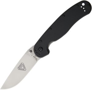 Ontario RAT I Linerlock Folding Knife D2 Steel Black