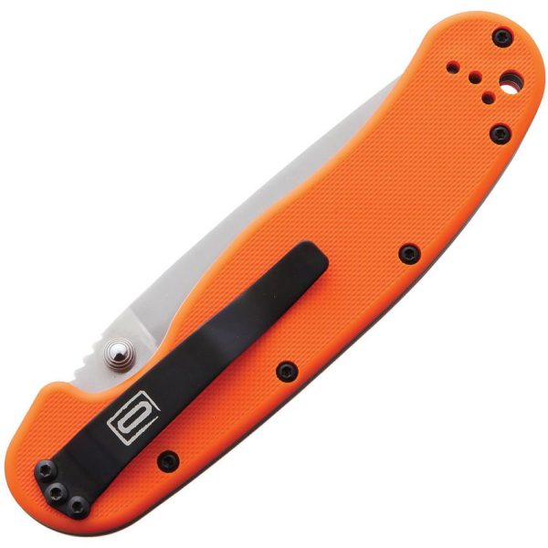 Ontario RAT I Linerlock Orange D2 Folding Knife 3.5"