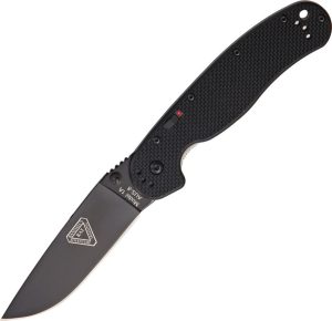 Ontario RAT IA BP Assisted Linerlock Black G10 TAO