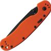 Ontario RAT IA Linerlock Assisted Orange G10
