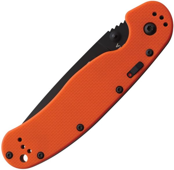 Ontario RAT IA Linerlock Assisted Orange G10
