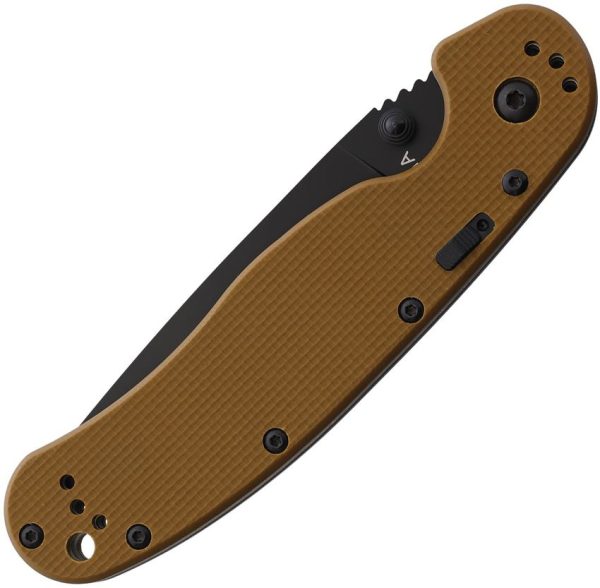 Ontario RAT IA Linerlock Assisted Tan G10