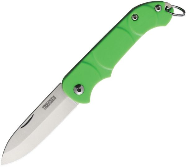Ontario OKC Traveler Slip Joint - Green Plastic Handle