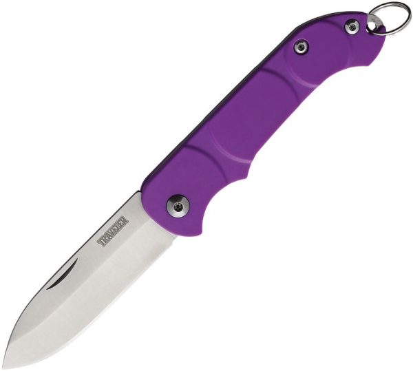 Ontario OKC Traveler Slip Joint - Purple Plastic Handle