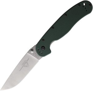Ontario RAT I Linerlock Folding Knife S35VN Green G10