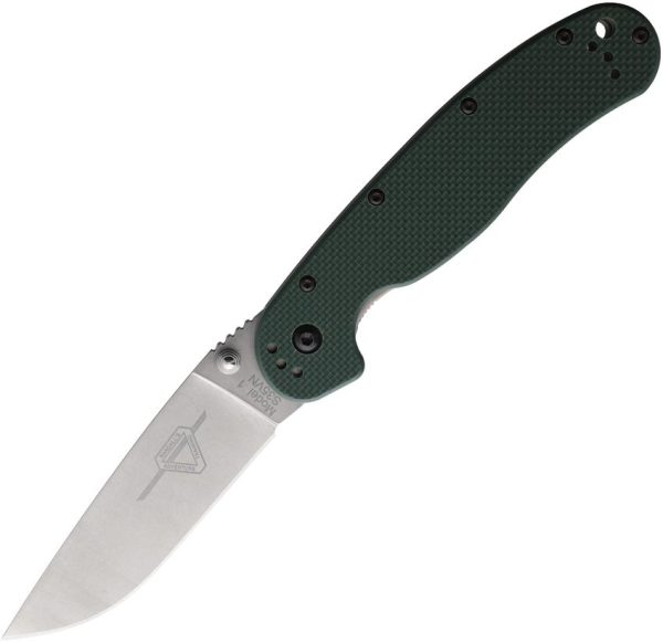 Ontario RAT I Linerlock Folding Knife S35VN Green G10