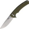Ontario PFC01 Button Lock - OD Green G10 Handle