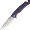 Ontario Outcast Linerlock Folding Knife D2 Steel Blue G10