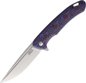 Ontario Outcast Linerlock Folding Knife D2 Steel Blue G10