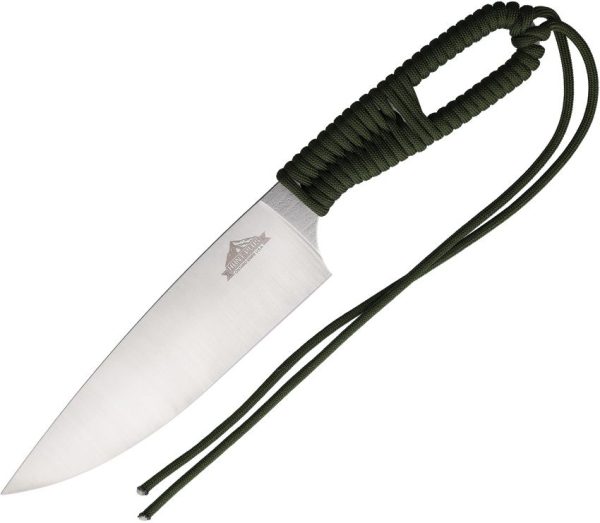 Ontario Hunt Plus Camp Fixed Blade Knife OD Green 6in