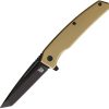 Ontario Ti 22 Equinox S35VN Titanium Folding Knife Black Blade
