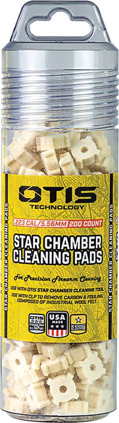 Otis Star Chamber Pads 5.56 - 200 Count