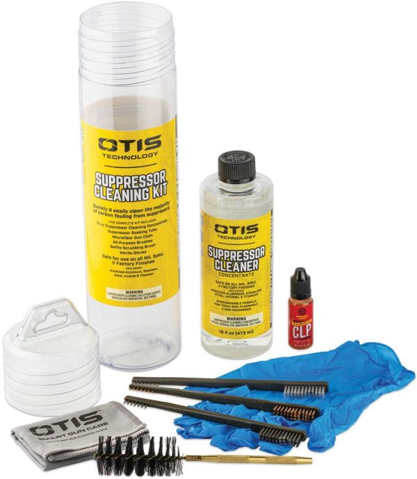 Otis Suppressor Cleaning Kit 12" Capacity Bronze Brush