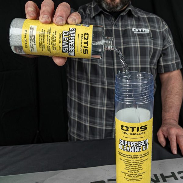 Otis Suppressor Cleaning Kit 12" Capacity Bronze Brush