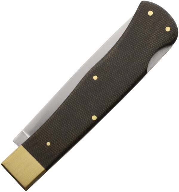 OTTER-Messer Worker Lockback Folding Knife Green Micarta Carbon Steel