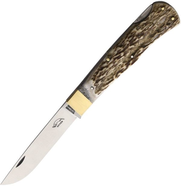 Otter-Messer Large Lockback Stainless Steel Folding Knife German
