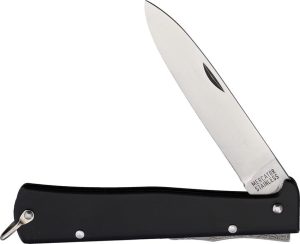 OTTER-Messer Mercator Lockback Folding Knife Black Stainless