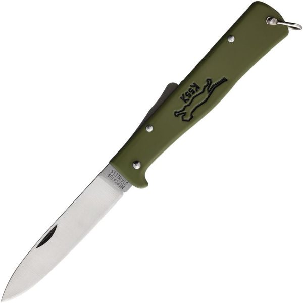 OTTER-Messer Large Mercator Lockback Folding Knife Stainless Steel