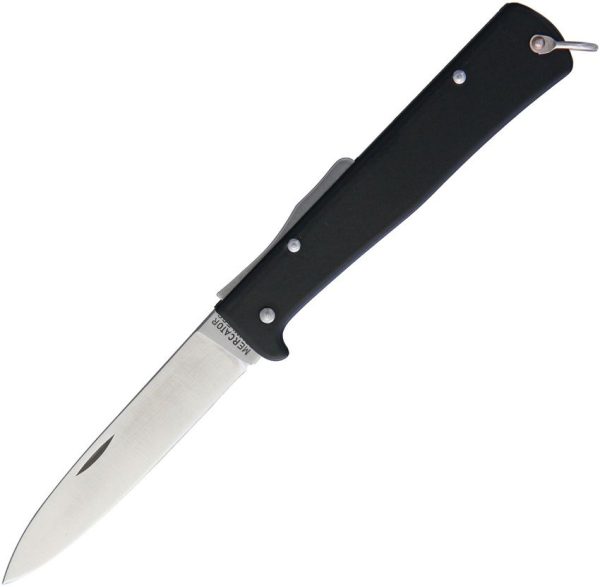 OTTER-Messer Mercator Clip Black Stainless Folding Knife Germany