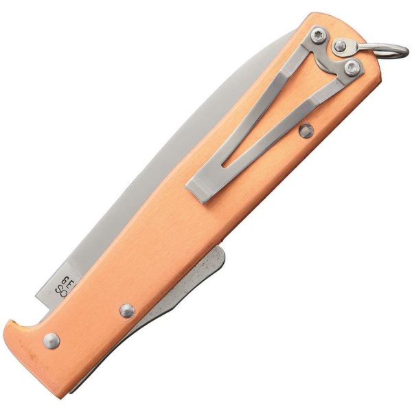 OTTER-Messer Mercator Clip Copper Folding Knife Carbon Steel