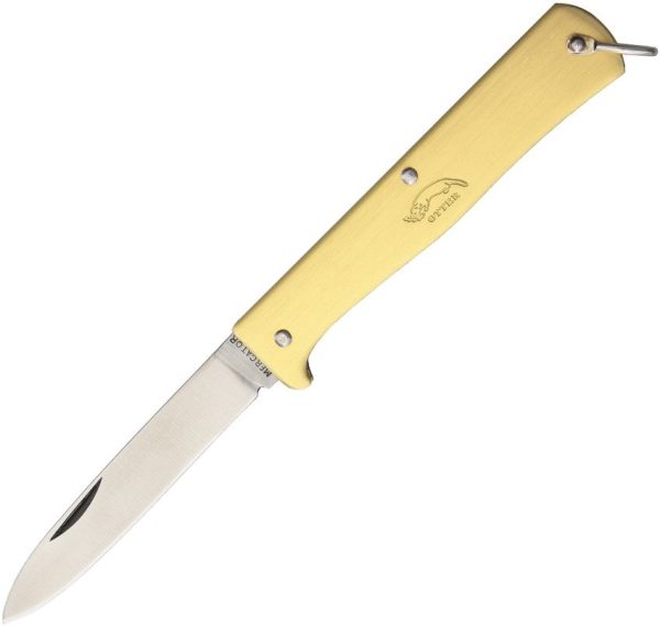Otter-Messer Small Mercator Brass Stainless Folding Knife