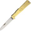Otter-Messer Mercator Clip Lockback - Brass Handle